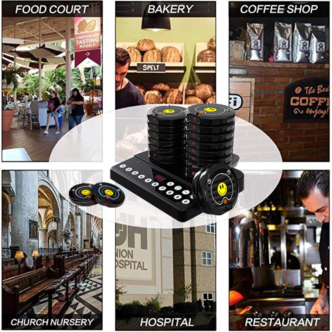 CallToU Restaurant Pager System Restaurant Pagers Nurse Call Button