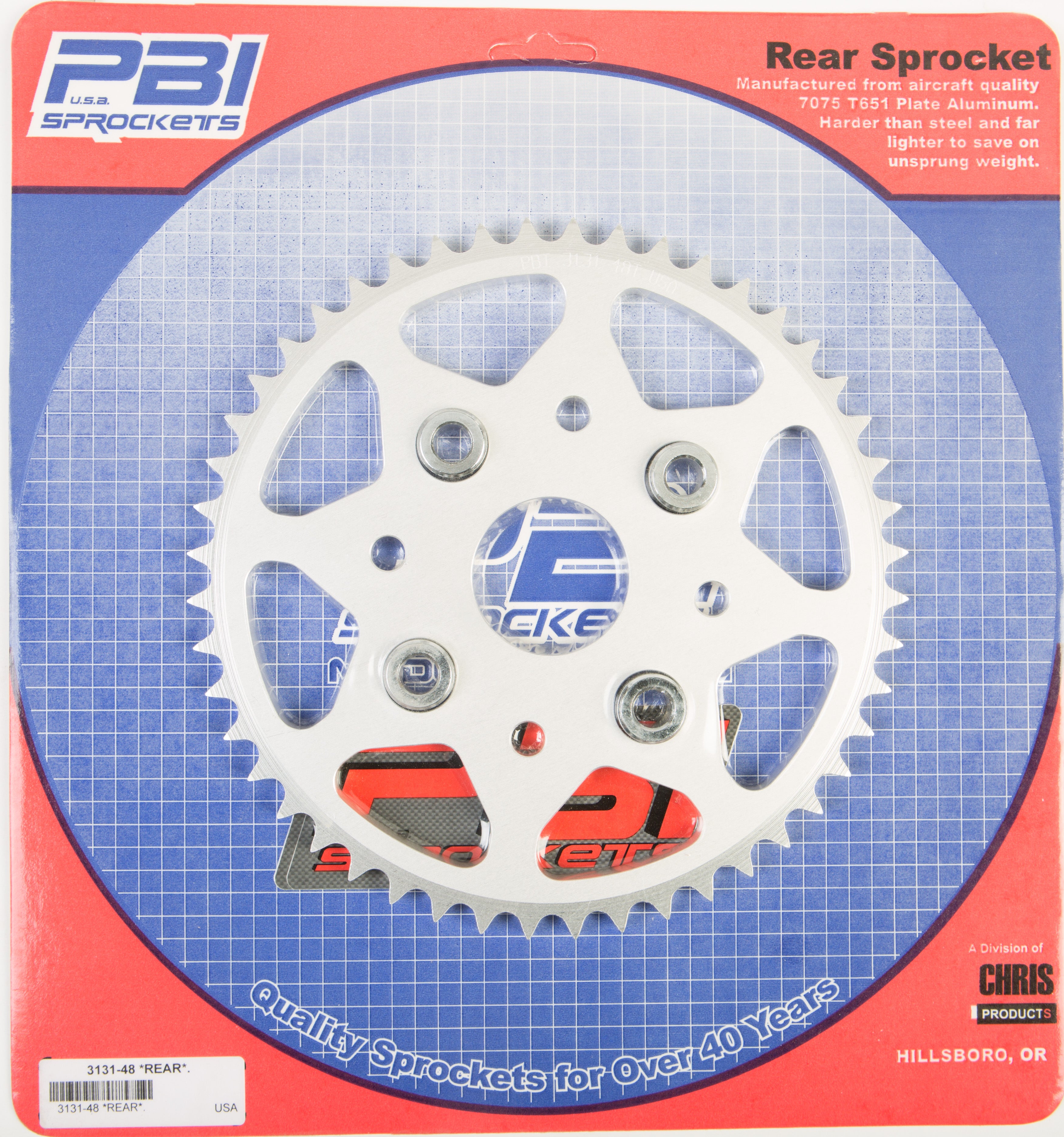PBI Rear Sprocket Aluminum 48t 428 Hon