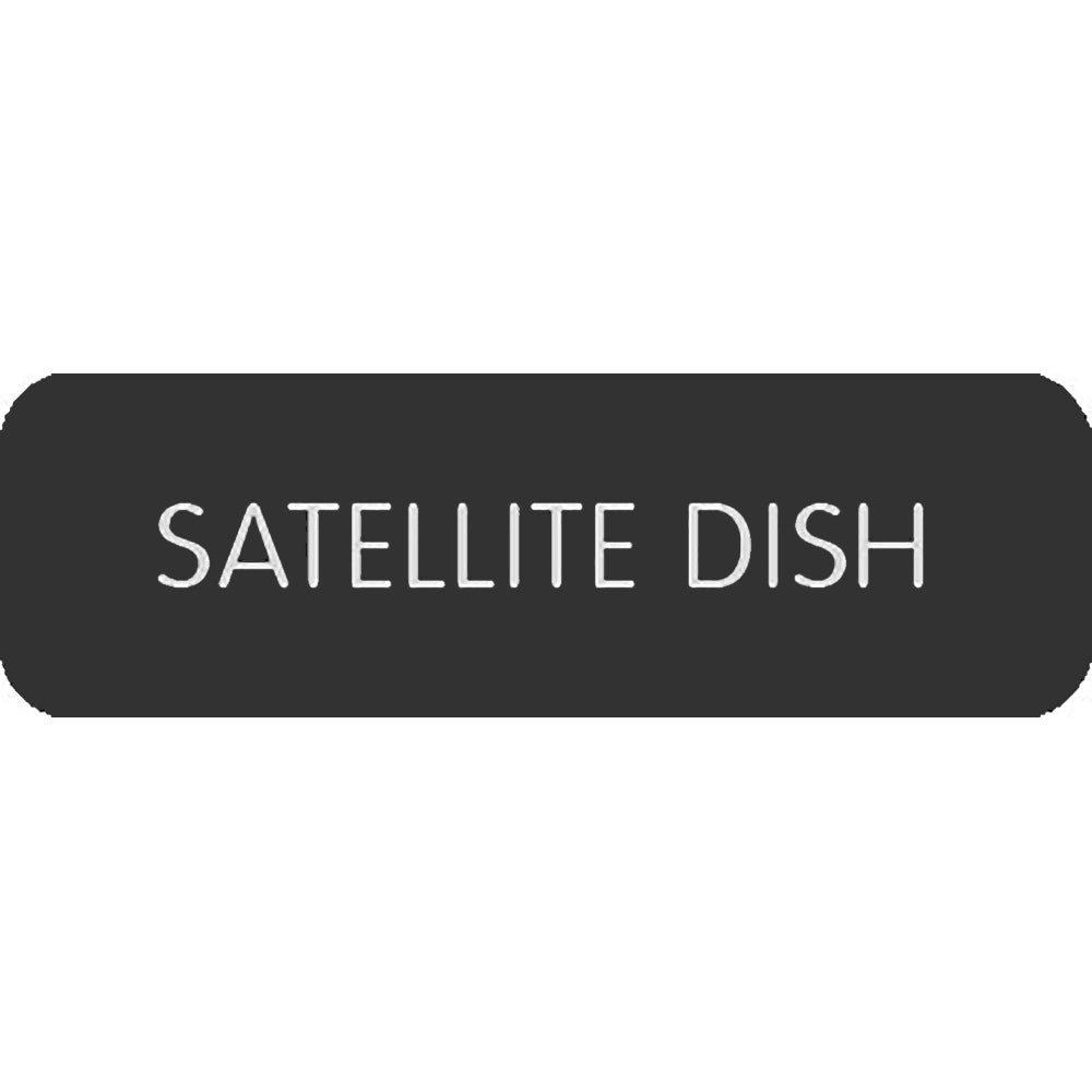 BLUE SEA SYSTEMS Blue Sea Large Format Label   "Satellite Dish" [8063 0372]