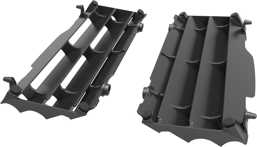 POLISPORT Radiator Louvers Black