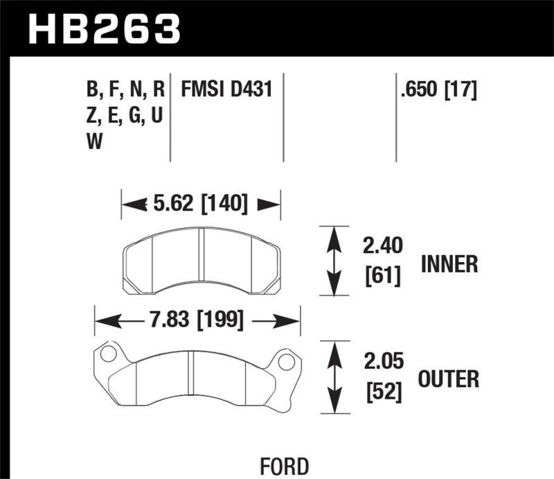 HAWK PERFORMANCE Hawk HPS Street Brake Pads