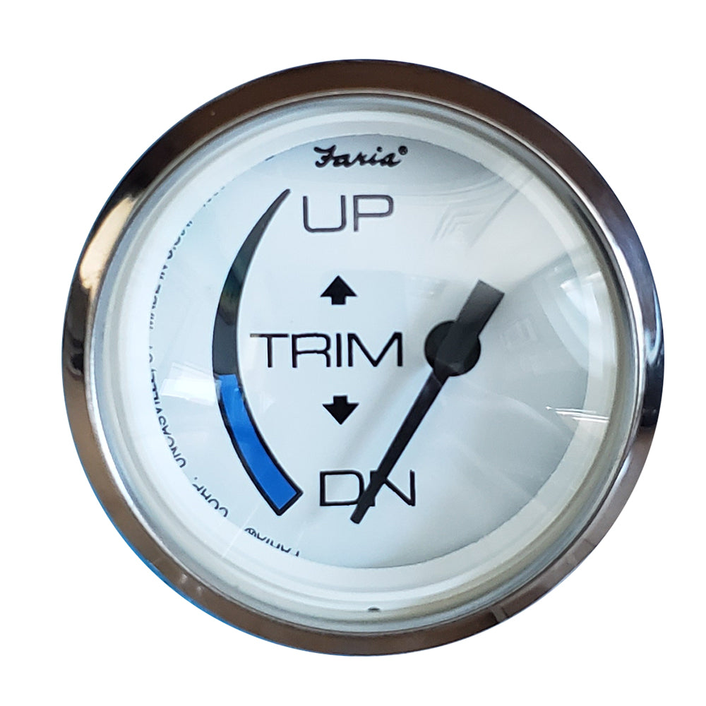 FARIA BEEDE INSTRUMENTS Faria Chesapeake White SS 2" Trim Gauge f/Honda Engines [13889]