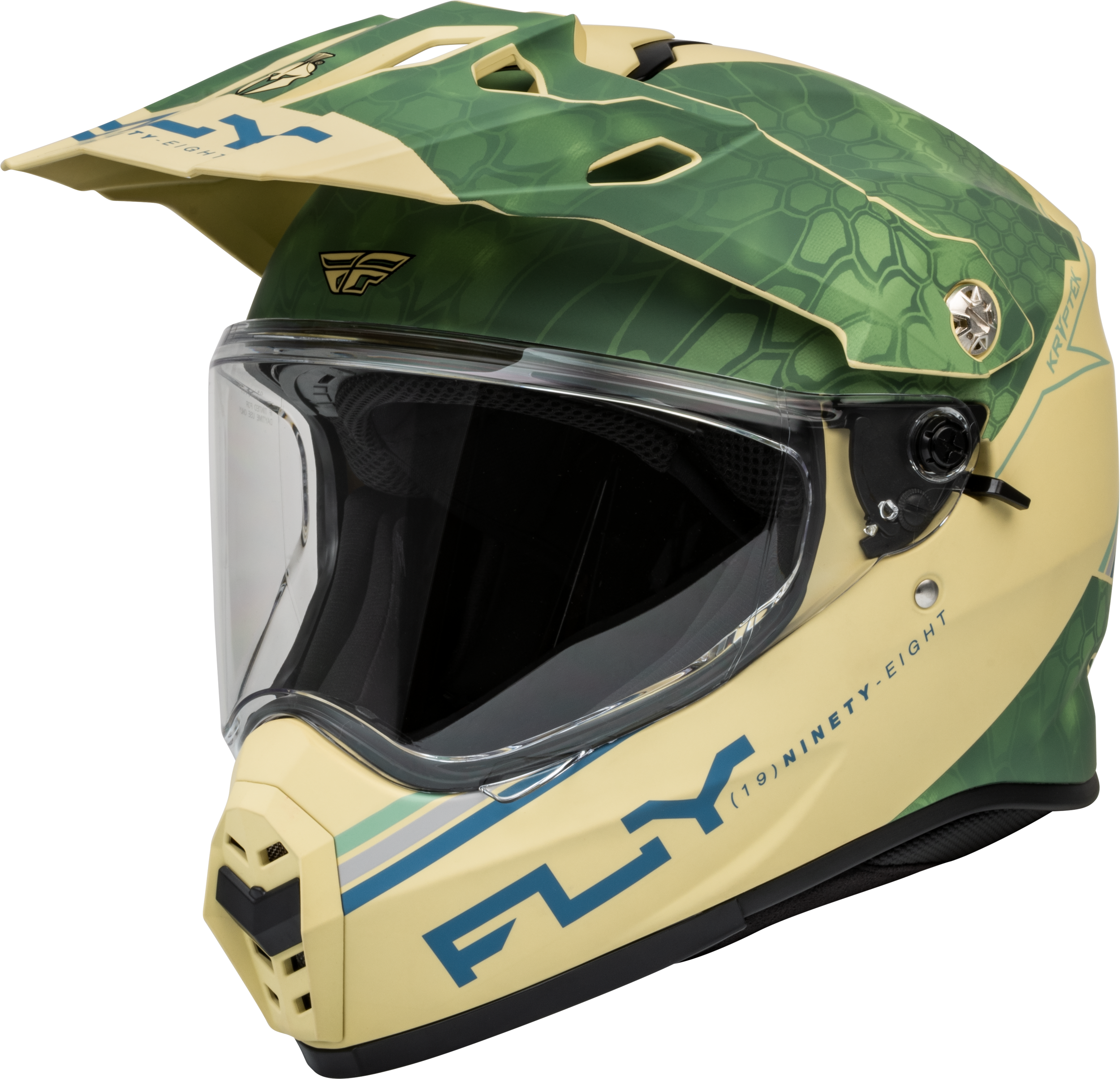 FLY RACING Trekker Kryptek Conceal Helmet Matte Tan/Sage/Black XL   ECE/DOT Approved