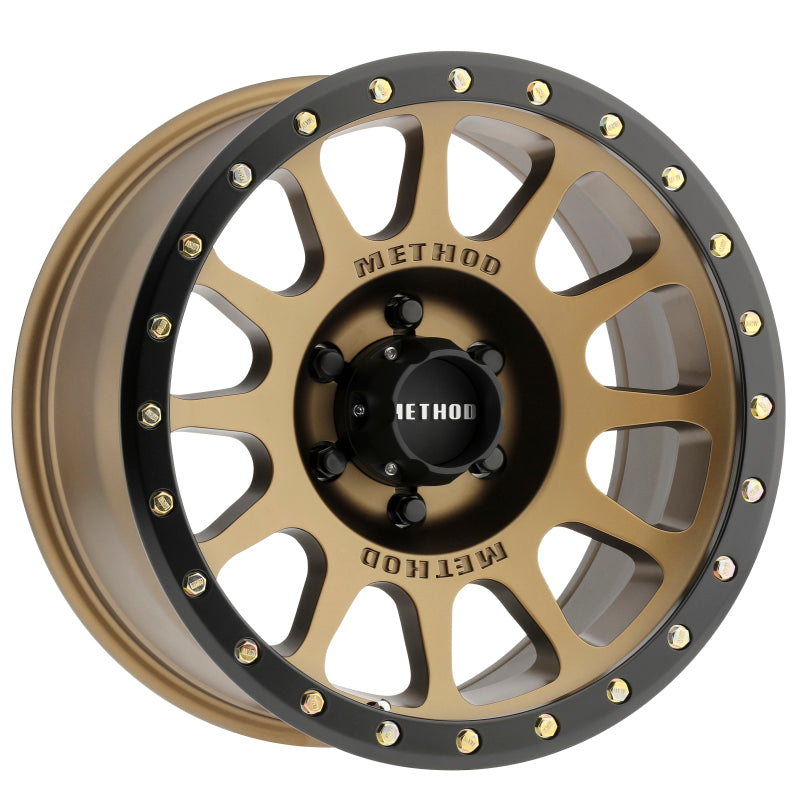 METHOD WHEELS Method MR305 NV 18x9  12mm Offset 6x5.5 108mm CB Method Bronze/Black Street Loc Wheel