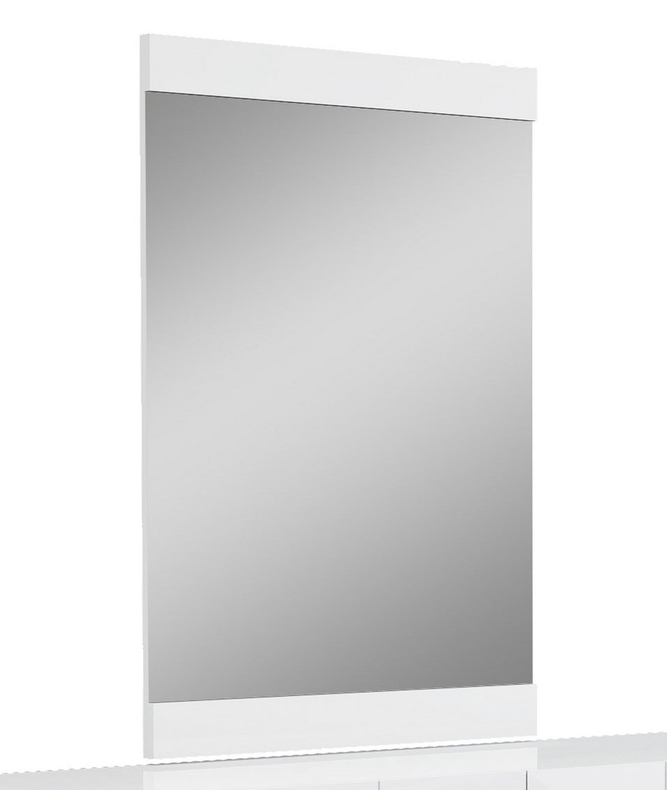 2736 45" Superb White High Gloss Mirror