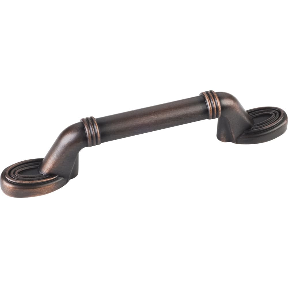 HARDWARE RESOURCES Vienna Pull, 3" C/C, Brushed Oil Rubbed Bronze