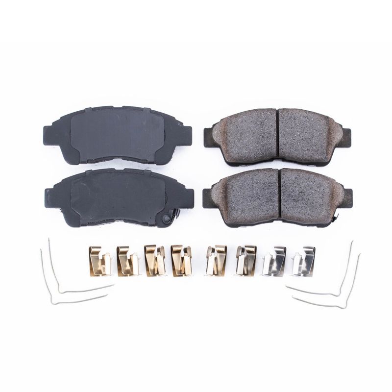POWERSTOP Power Stop 93 97 Geo Prizm Front Z17 Evolution Ceramic Brake Pads w/Hardware