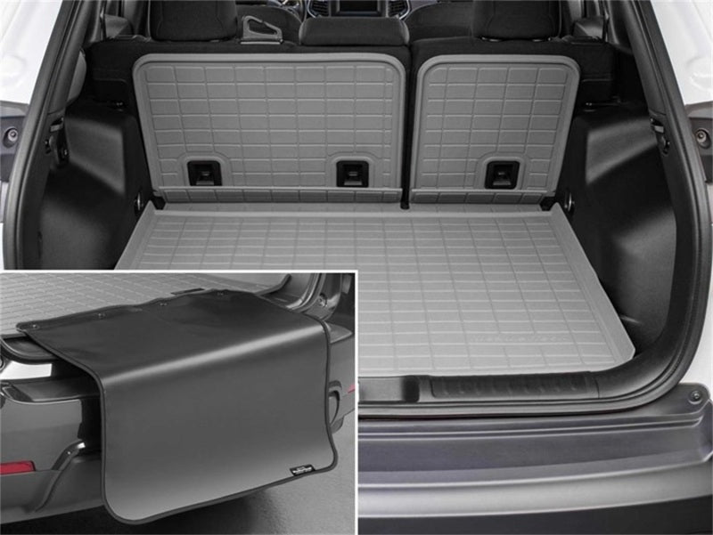 WeatherTech 15 23 Ford Edge / 19 22 Edge ST Seatback Cargo Liner HP w/Bumper Protector   Grey