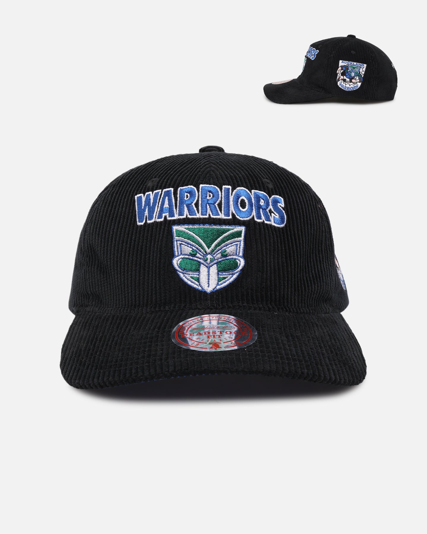 Mitchell & Ness Auckland Warriors Corduroy Deadstock Snapback Black
