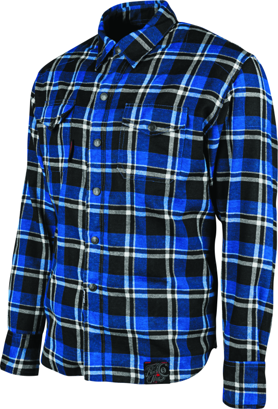 Speed and Strength Black 9 2.0 Moto Shirt Blue/Black   Small