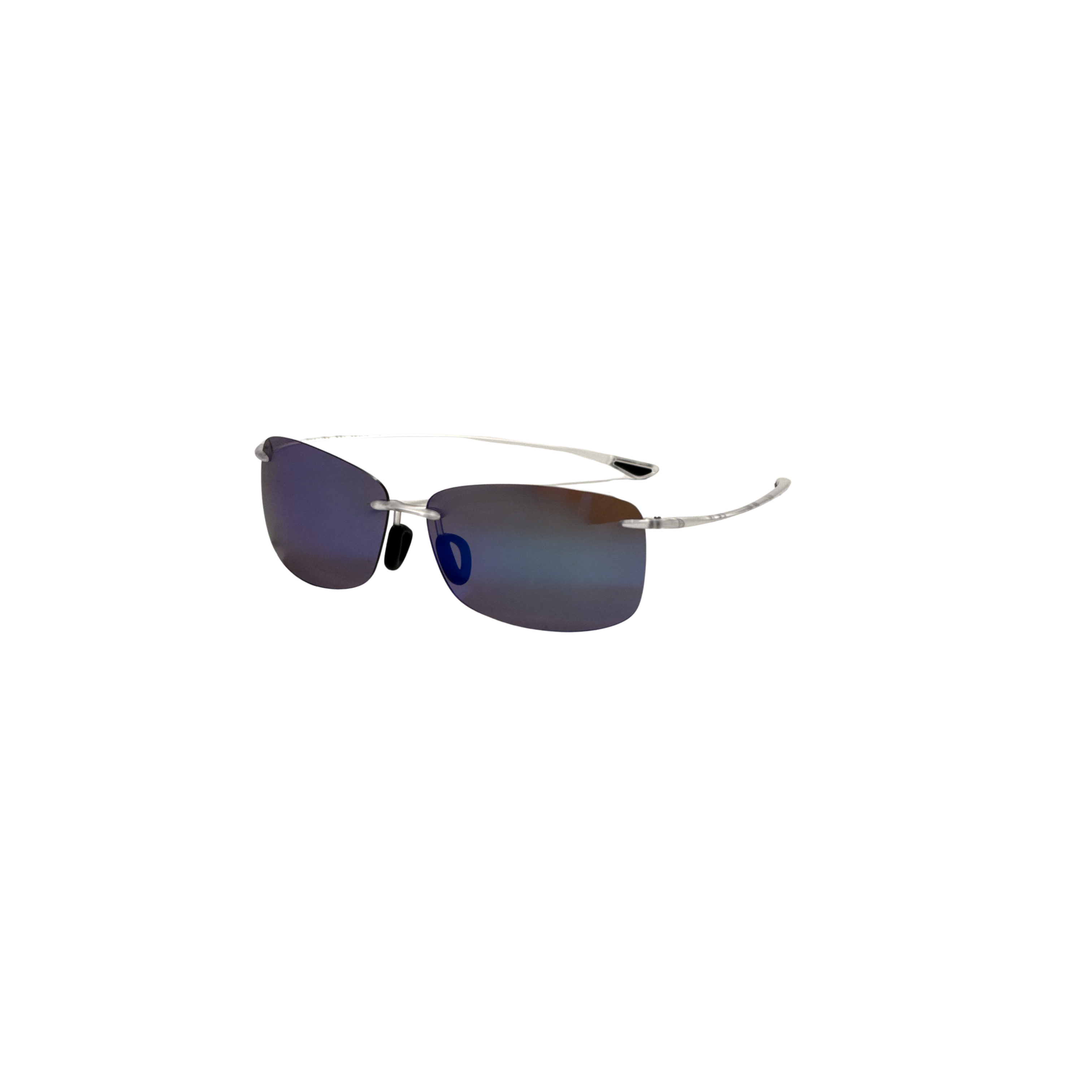 2401 Maui Jim Unisex 61mm Matte Crystal Polarized Sunglasses MJ0442S 001