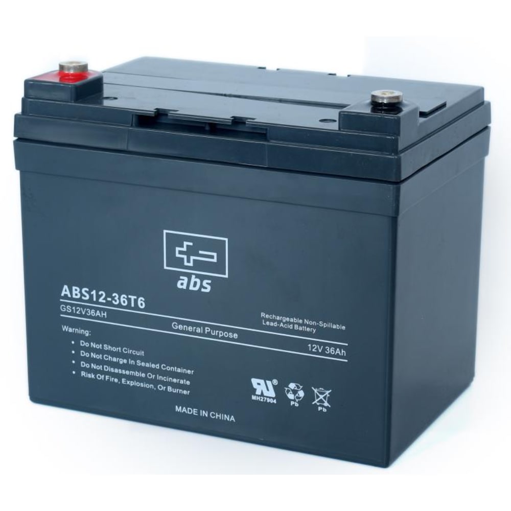 ABS 12V 36Ah T6 Terminal AGM Sealed Lead Acid Battery