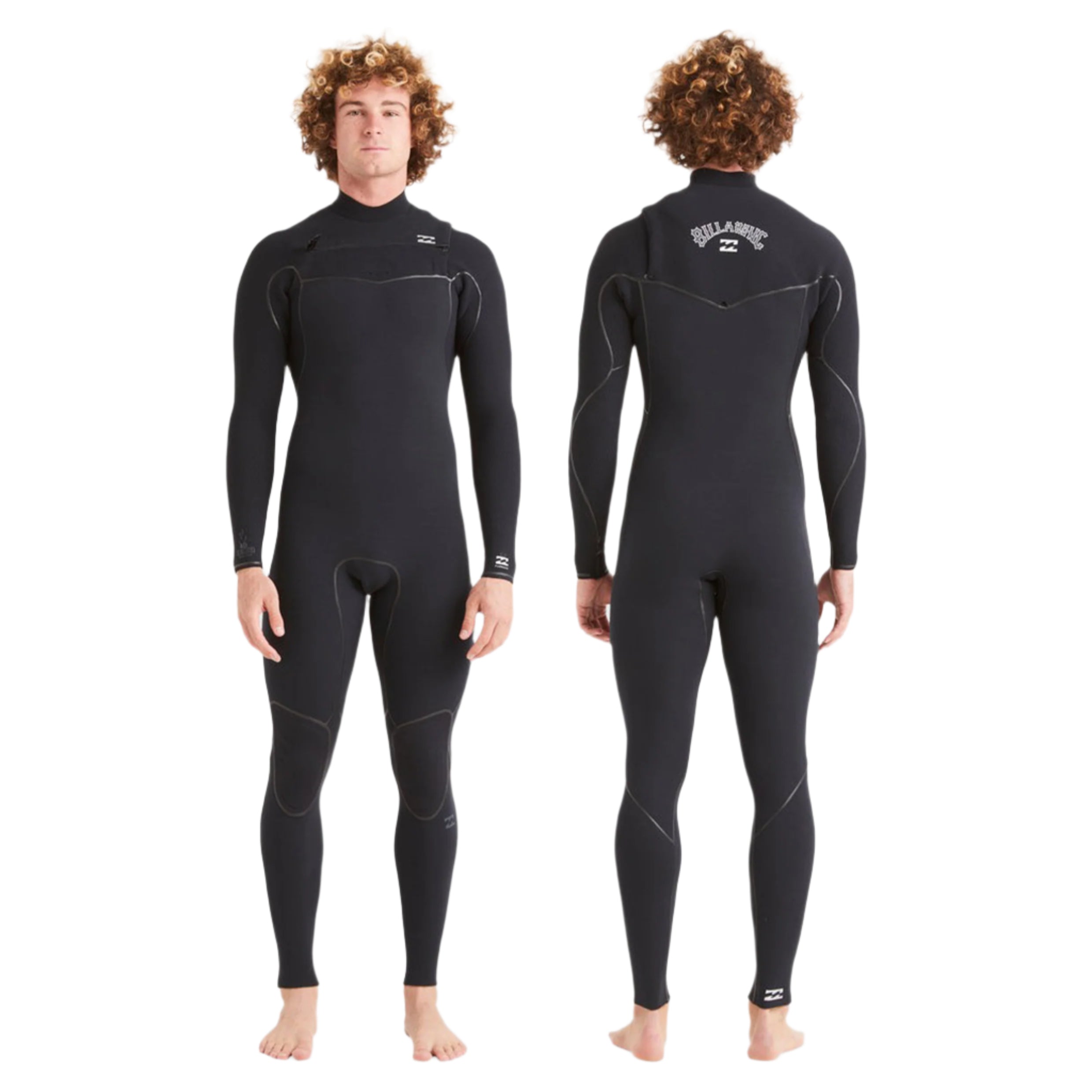 FREERIDE SURF AND SKATE BILLABONG 3 2MM FURNACE CHEST ZIP STEAMER