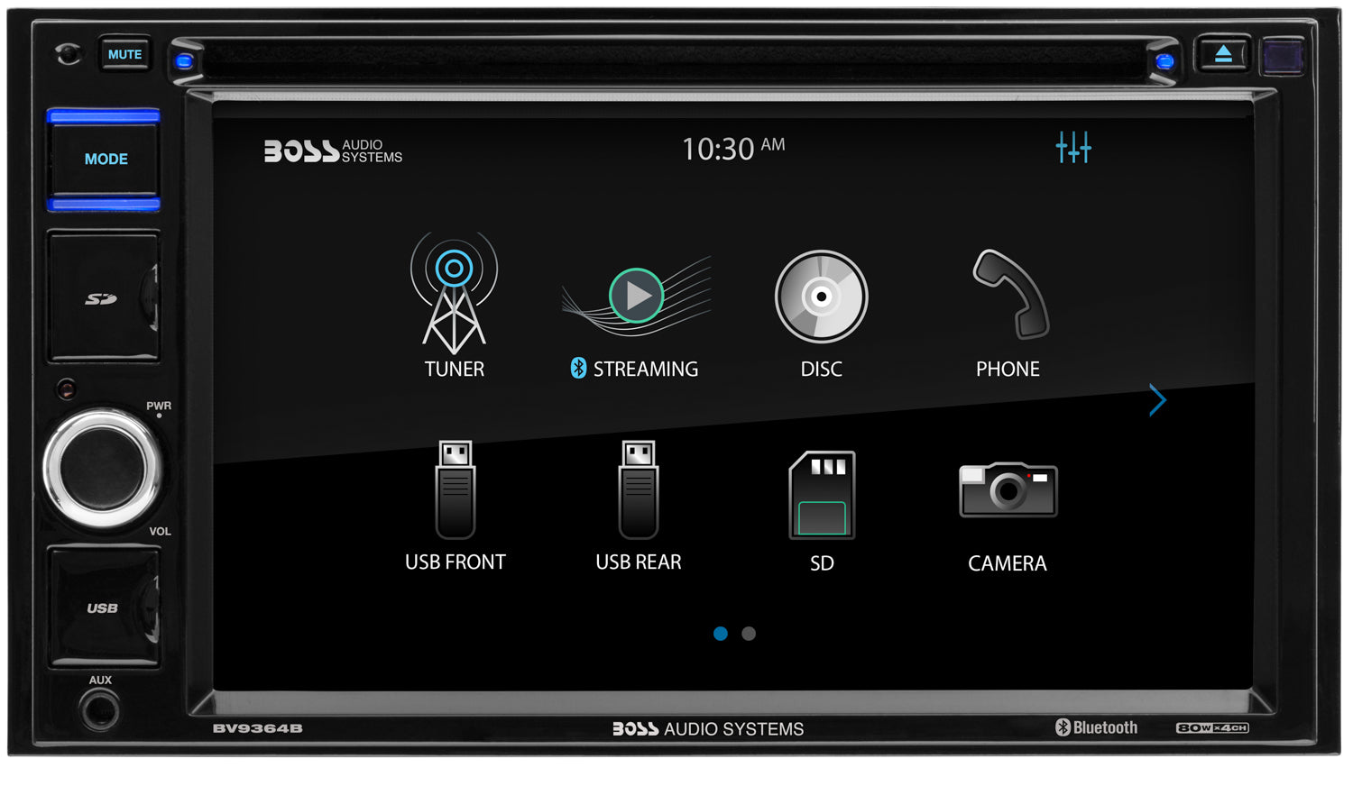 Boss Double DIN DVD Player 6.2" Touchscreen Bluetooth