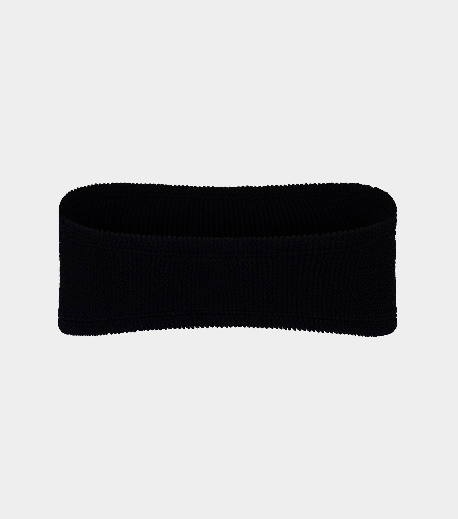 HUNZA G Bandeau Bikini Top   Black