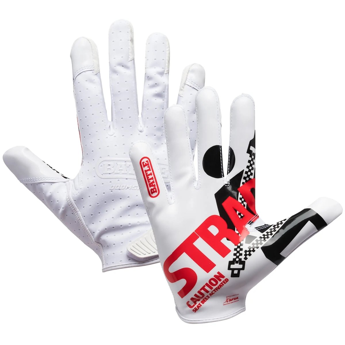 Battle Sports   "Strapped" Battle Doom Speed Football Receiver Gloves