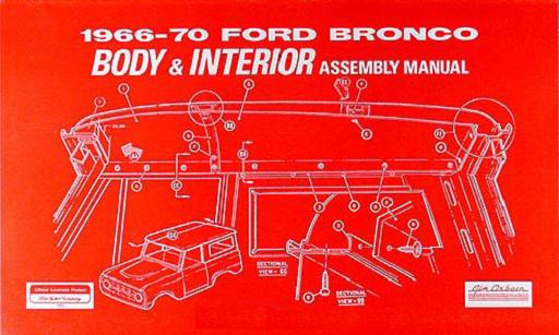 TOMS OFFROAD Early Ford Bronco Body & Interior Assembly Manual