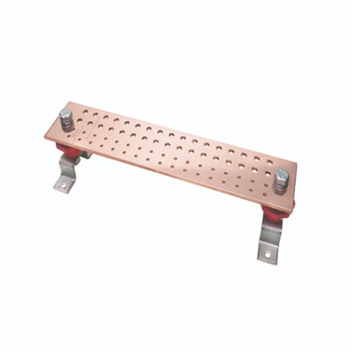 10" Ground Point Copper Bus Bar Burndy BBB14210D