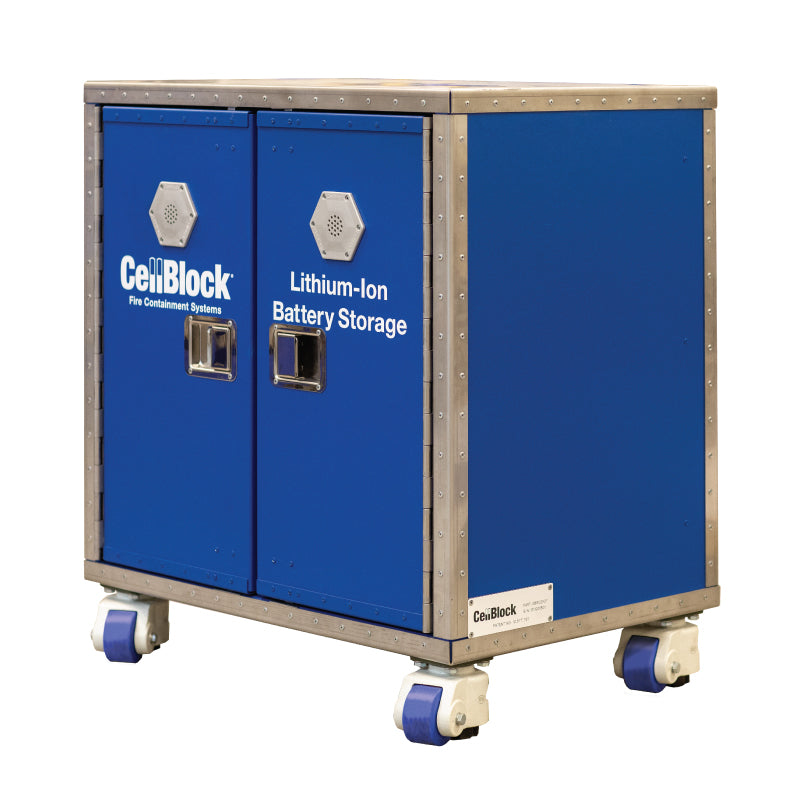 CELLBLOCK Small Battery Storage Cabinet   CBSC2537 Bench Top