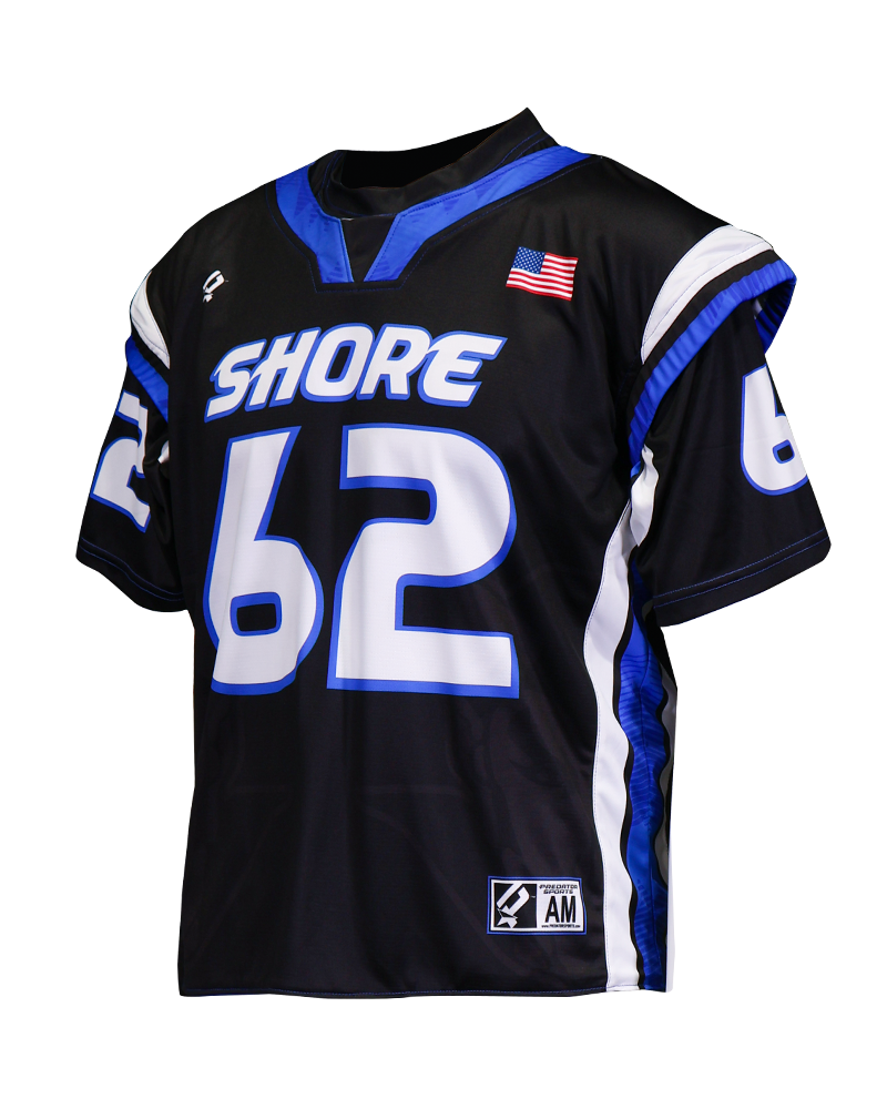 PREDATOR SPORTS Cuffed Wide Shoulder Lacrosse Jersey