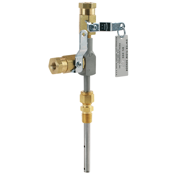 DWYER INSTRUMENTS Pitot Tubes   Inline Flow Sensors   Dwyer DS300 Series   3 Inch