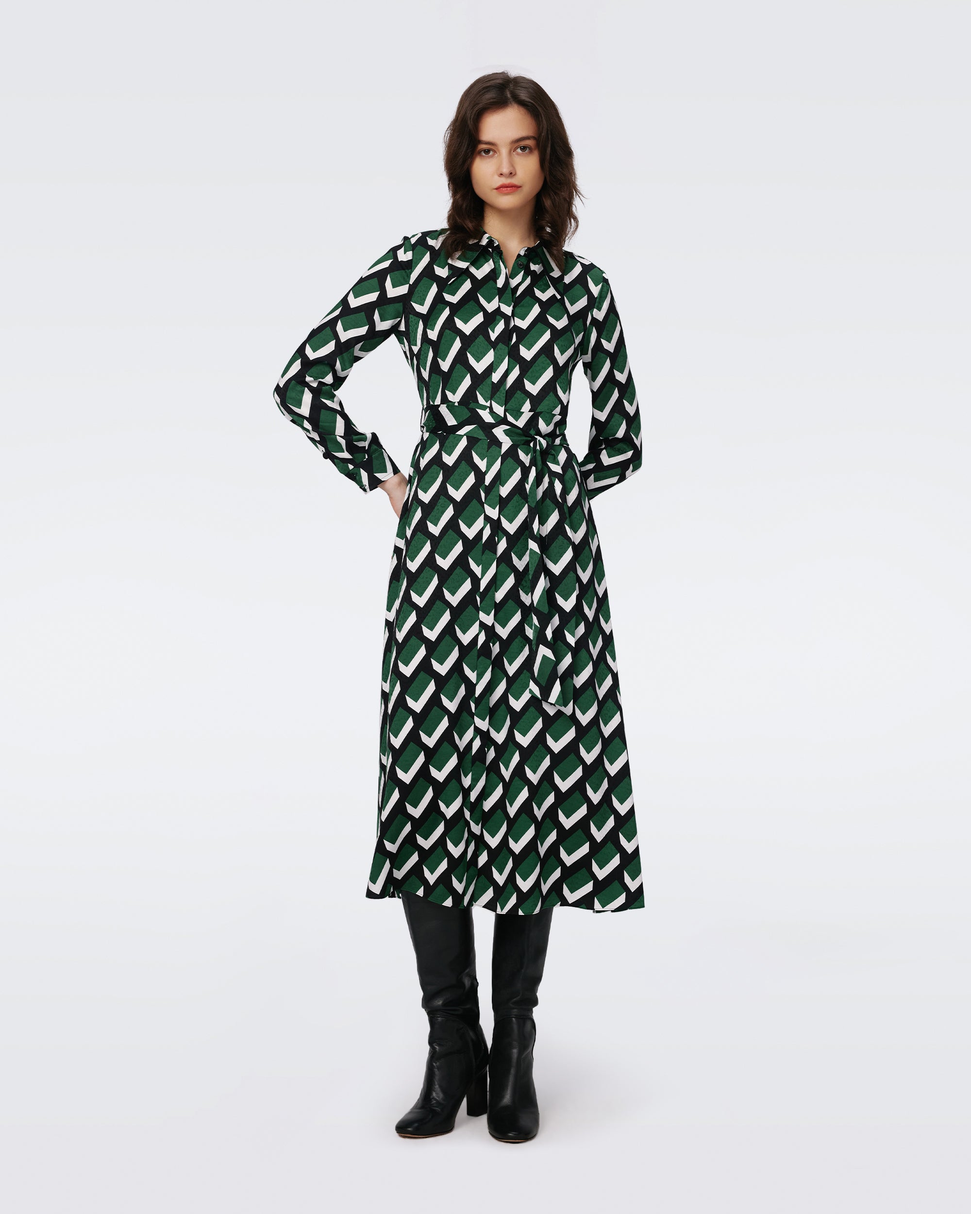 DIANE VON FURSTENBERG Gizelle Jacquard Dress