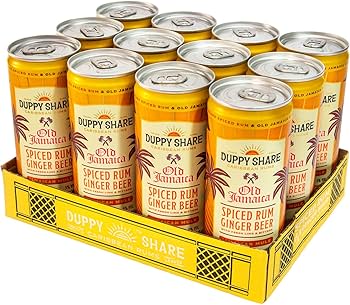 The Duppy Share Spiced Rum and Old Jamaica Cocktail Cans 12x250ml