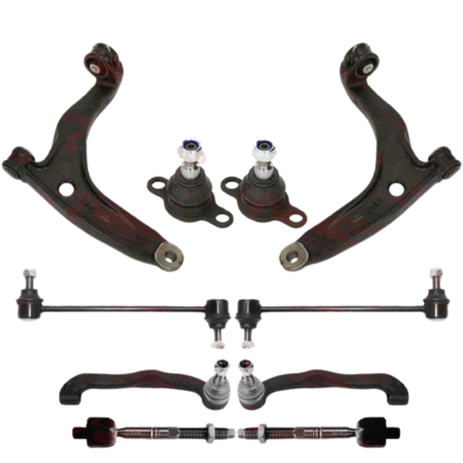 PCS FOR VW T5 TRANSPORTER FRONT LOWER SUSPENSION WISHBONE CONTROL ARMS LINKS KIT SET