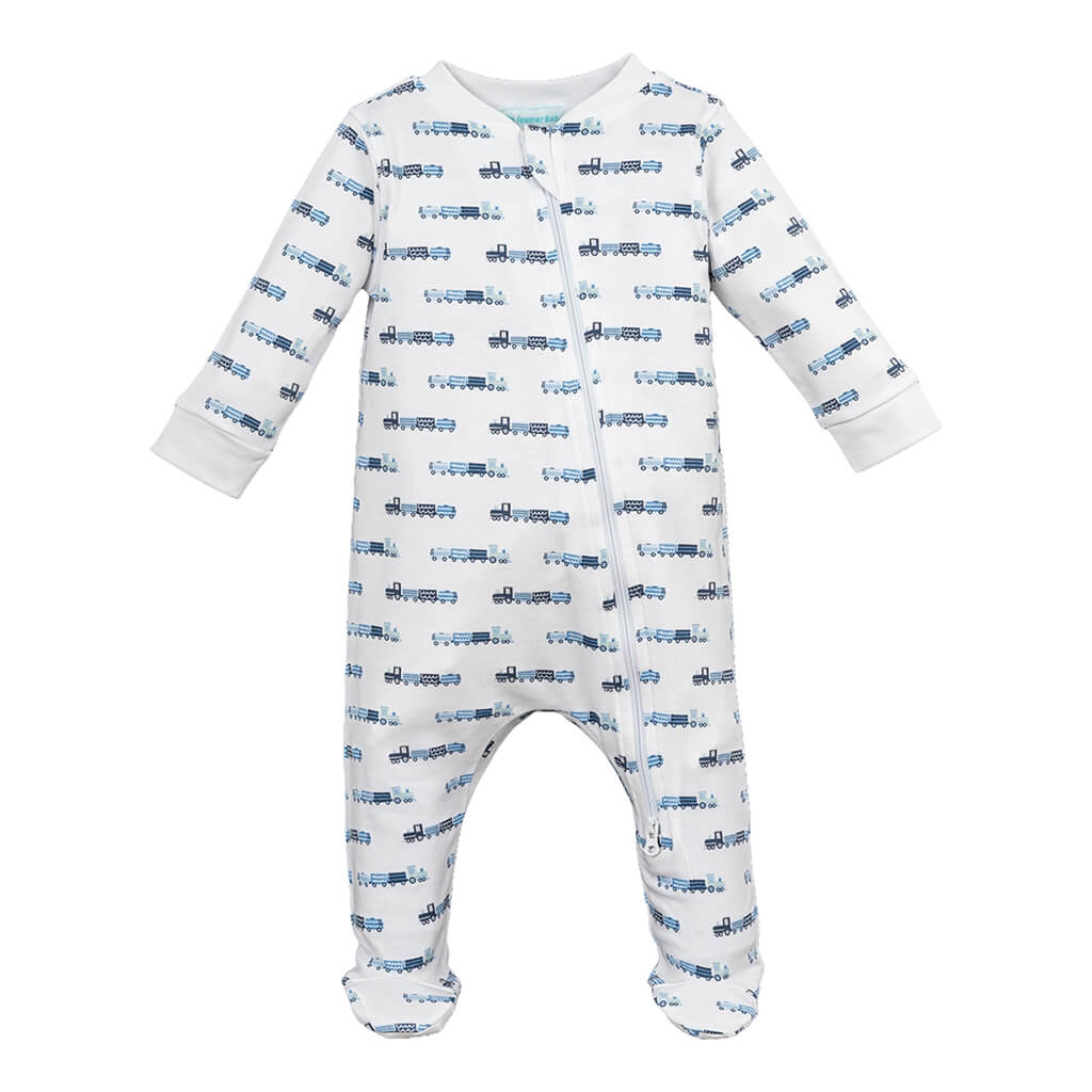N&L EXCLUSIVE Choo Choo Zipper Footie