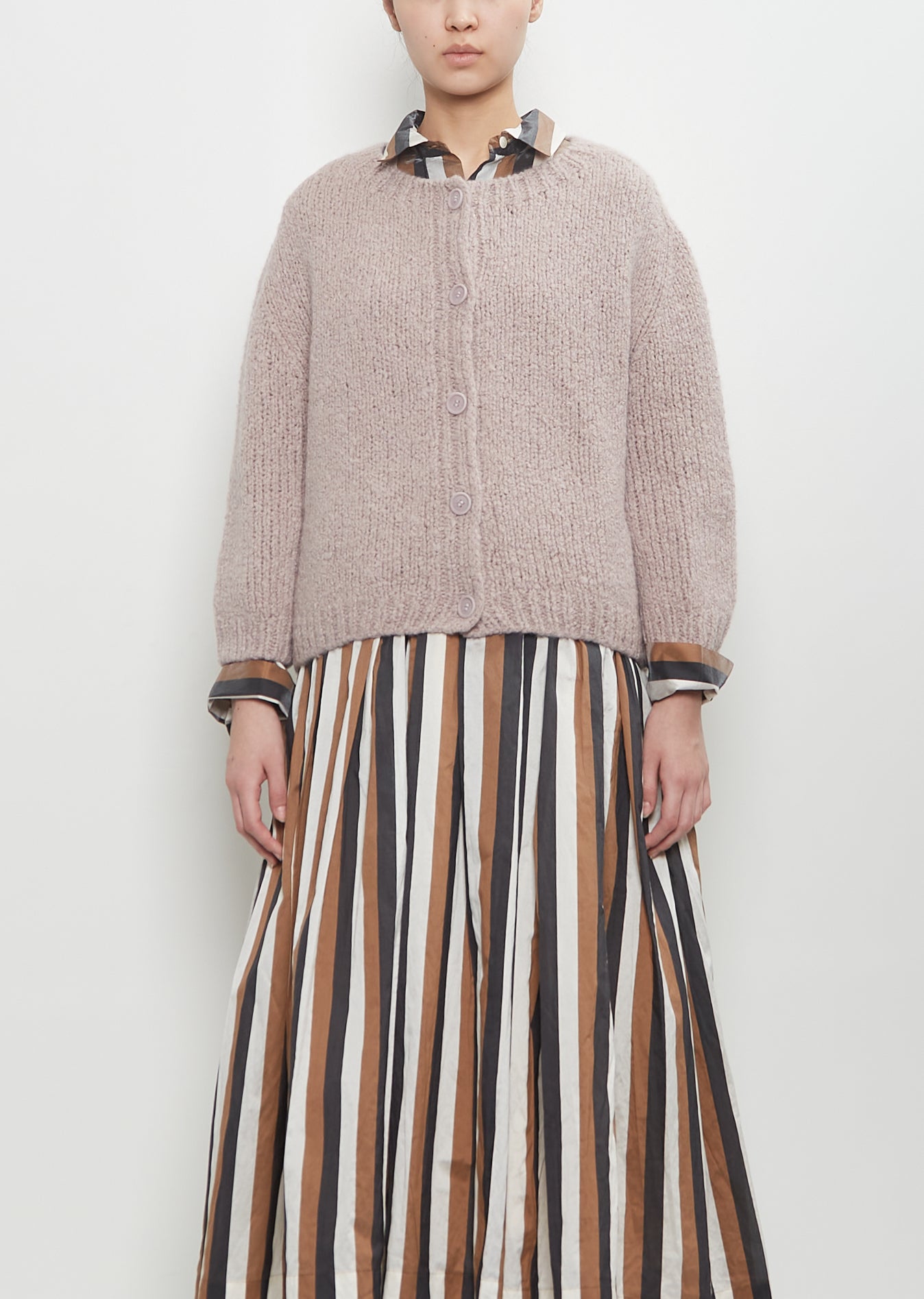 WOMMELSDORFF Cashmere Silk Moca Cardigan