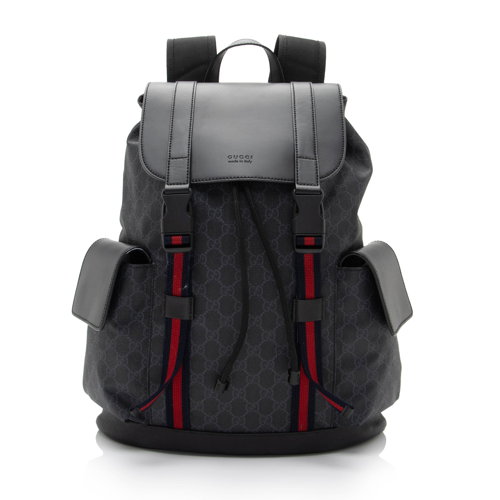 Gucci GG Supreme Medium Flap Backpack (SHF FgH5FO)