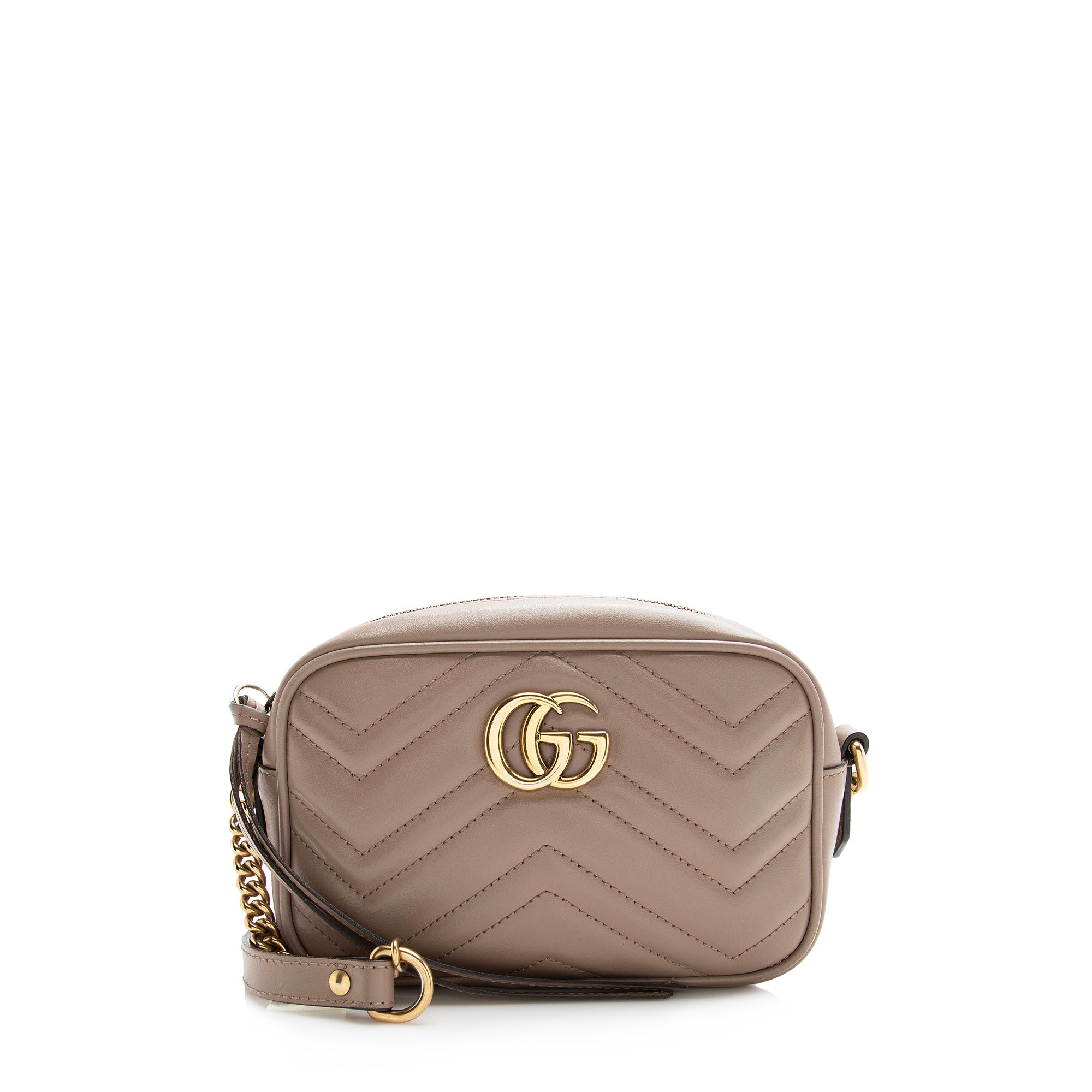 Gucci Matelasse Leather GG Marmont Mini Bag (SHF 22400)