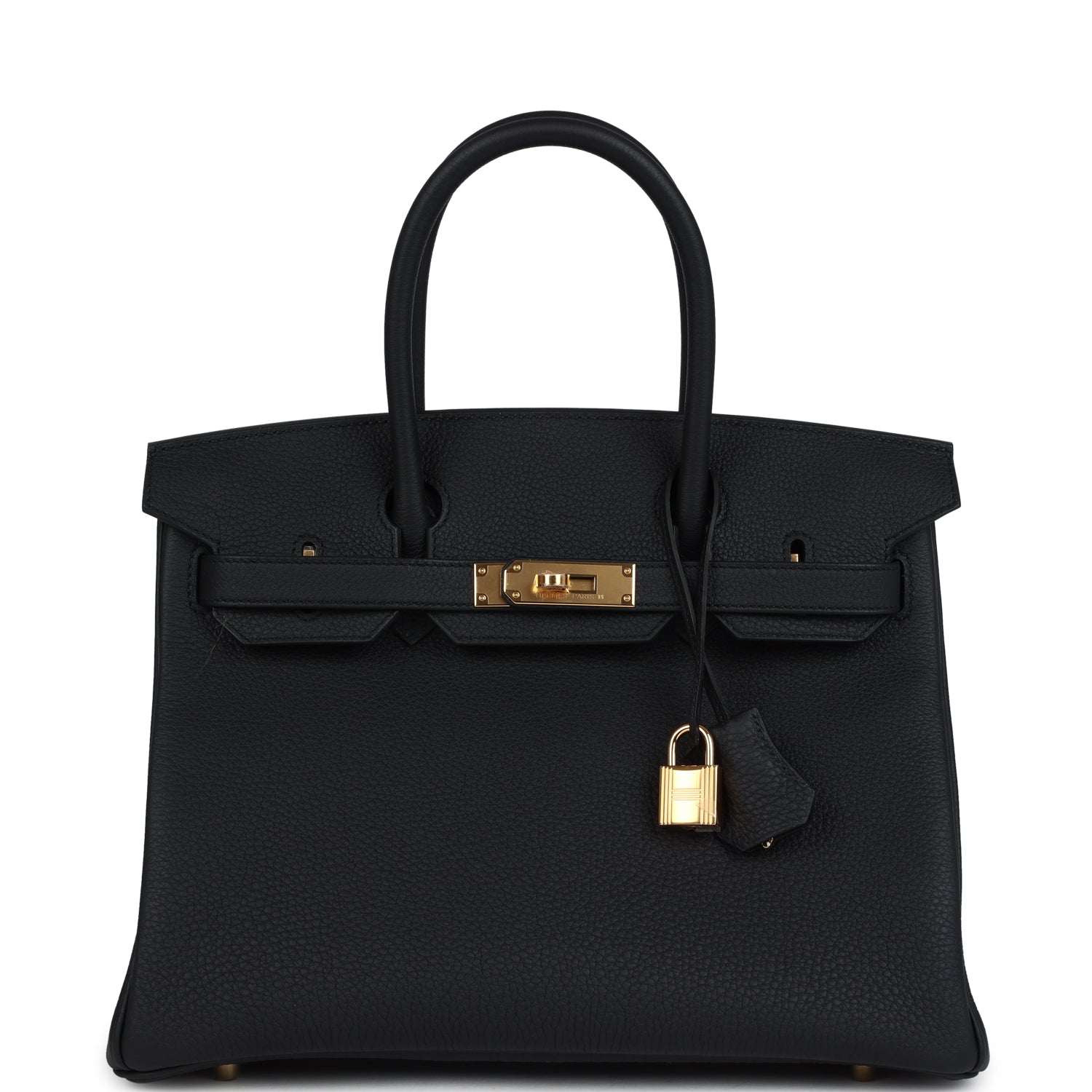 Hermes Birkin 30 Black Togo Gold Hardware