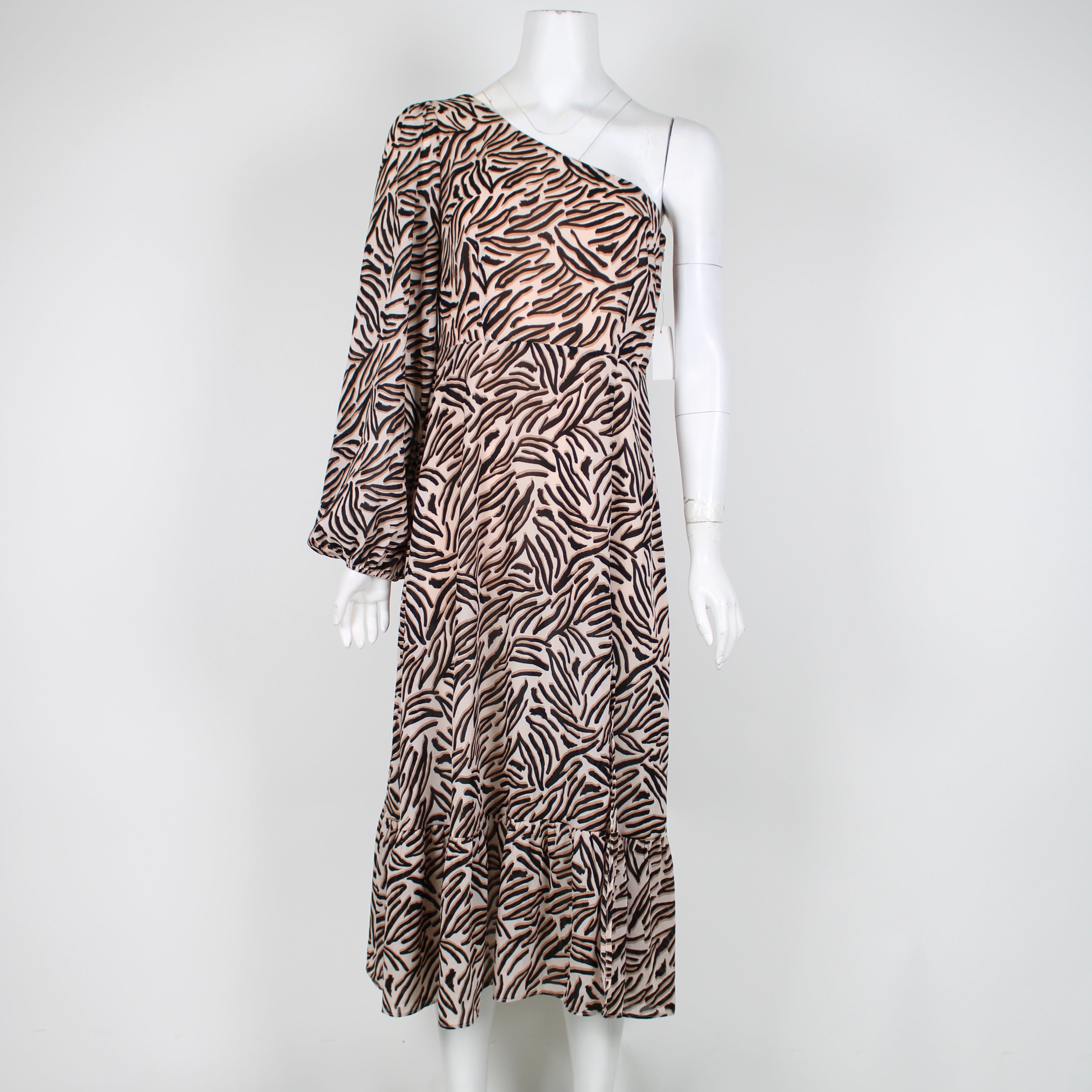 Tussah Brown Zebra Maxi Dress BNWT