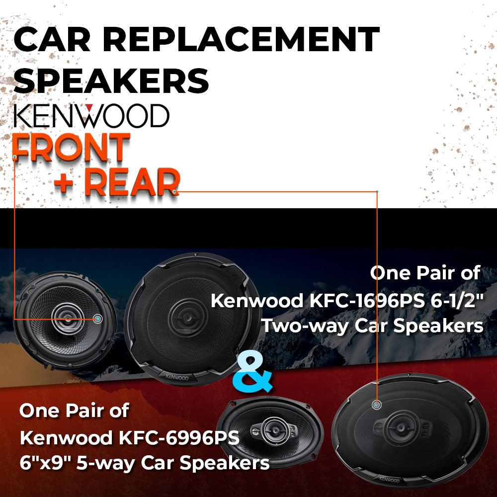 KENWOOD Car Speaker Replacement fits 2005 2008 for Nissan Xterra