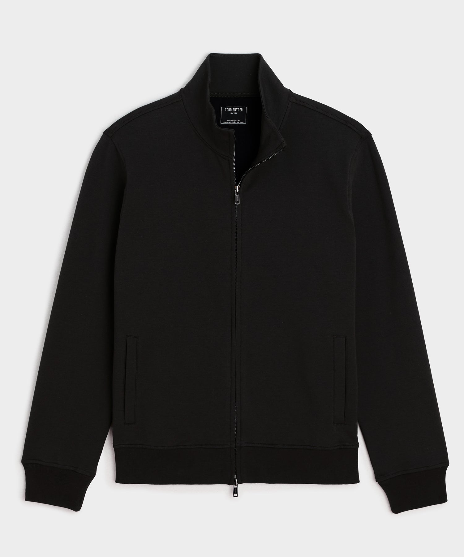 TODD SNYDER Travel Terry Full Zip Track Jacket