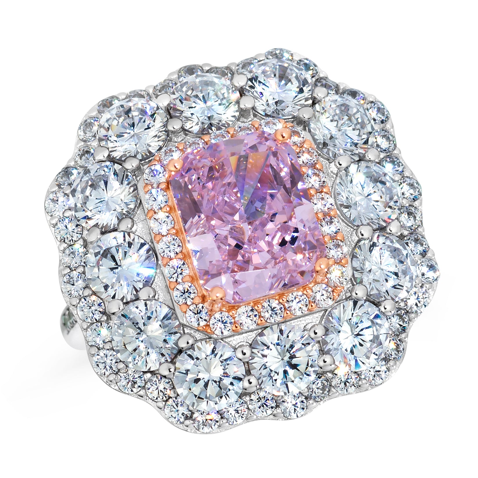 ANNA ZUCKERMAN Lucia Brilliante Cocktail Ring by Kathy Hilton