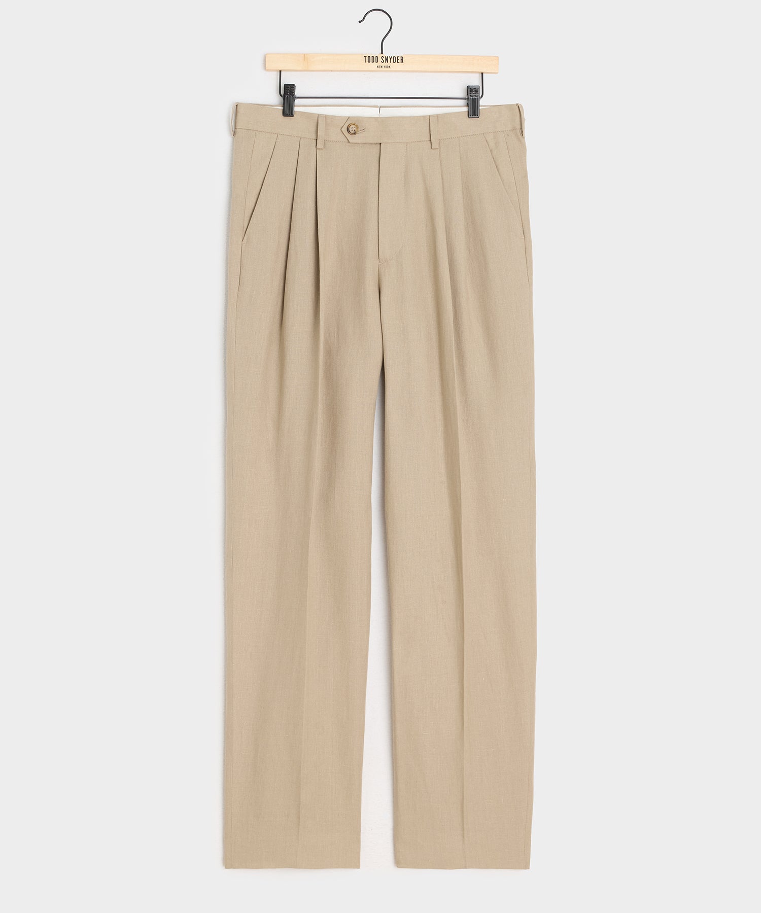 TODD SNYDER Italian Linen Wythe Trouser
