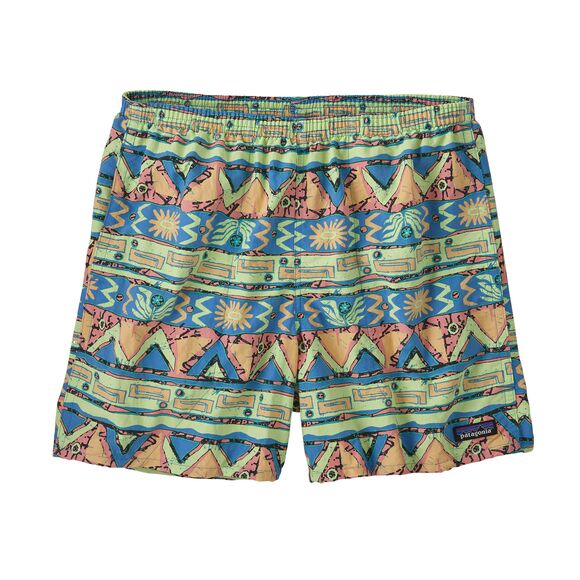 Patagonia Men's Baggies Short   High Hopes Geo: Salamander Green   5"