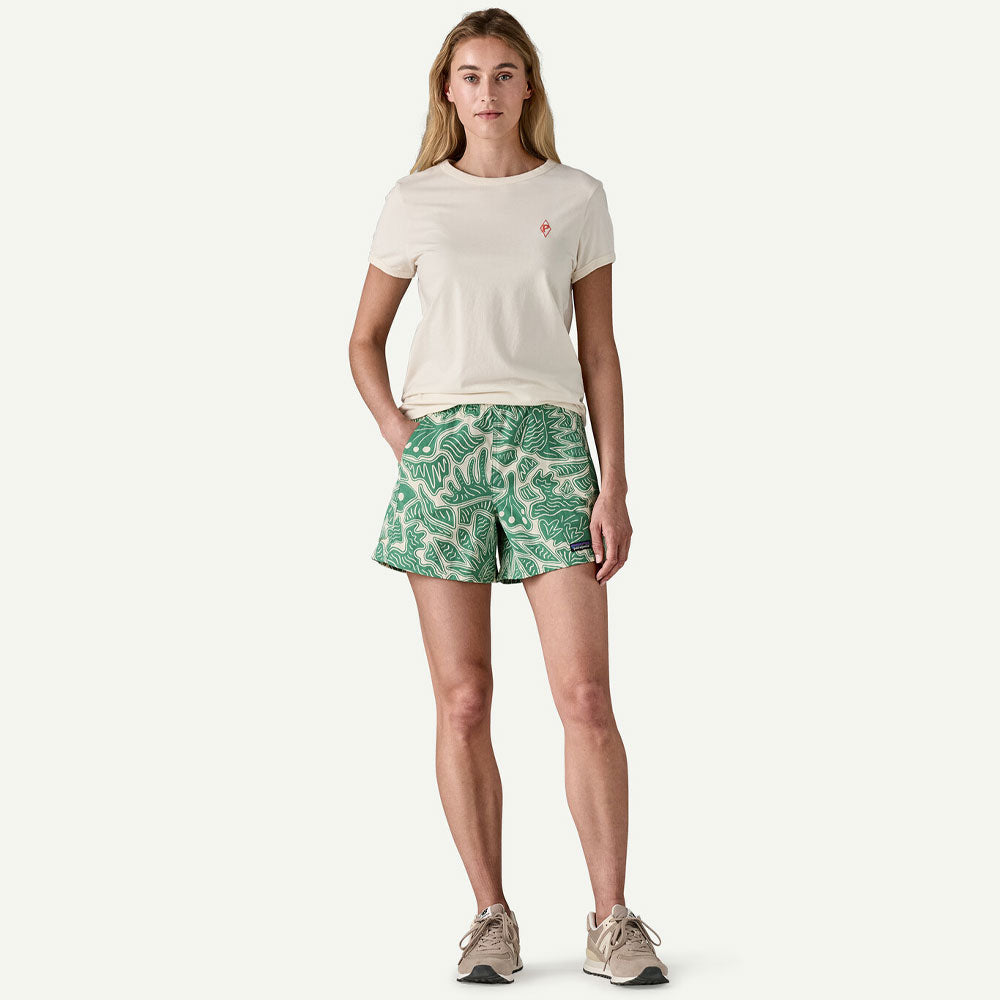 Patagonia Womens Baggies Shorts 5   Heartleaf Green