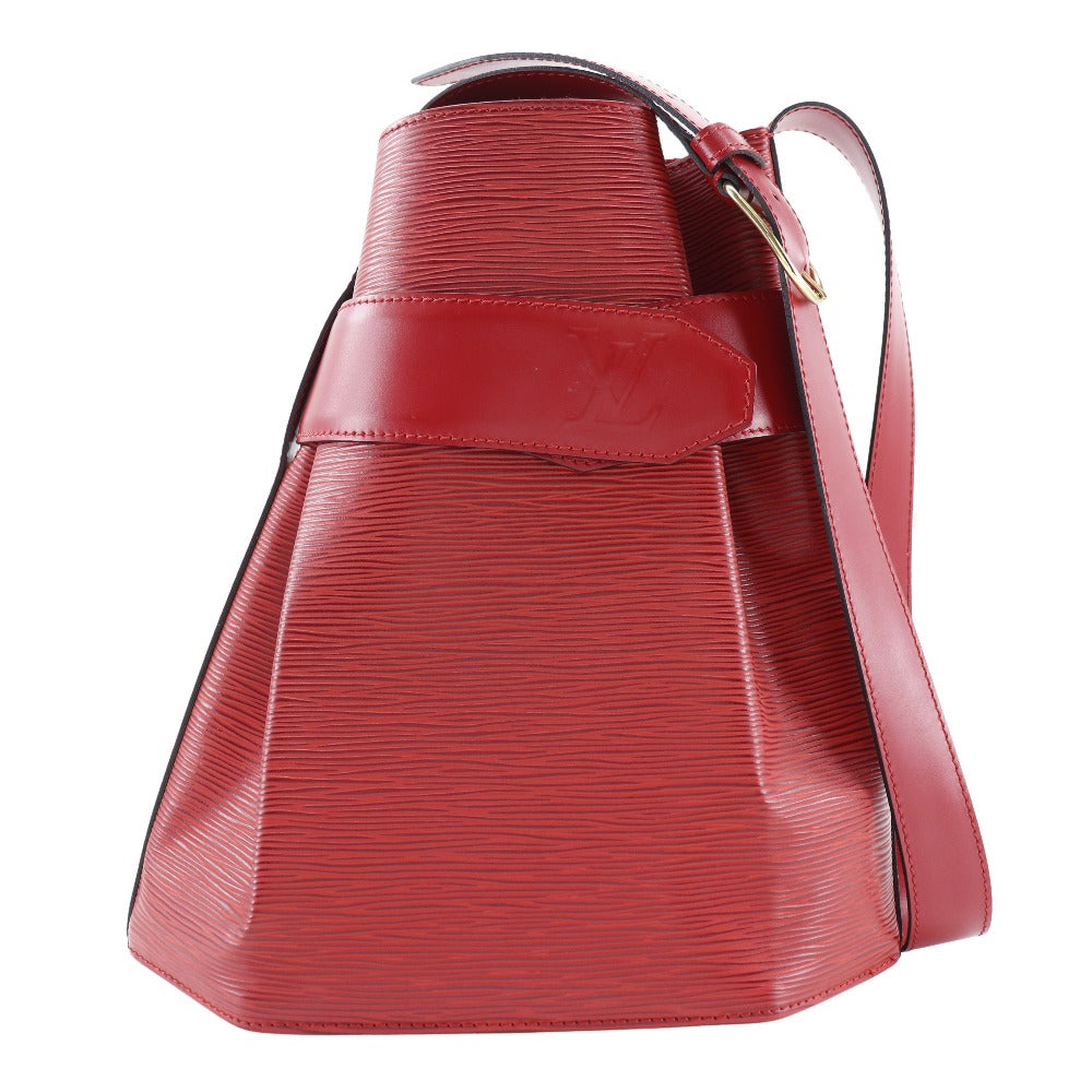 LOUIS VUITTON Shoulder Bag M80207 Epi Leather Red Sack de Paul Women Used Authentic