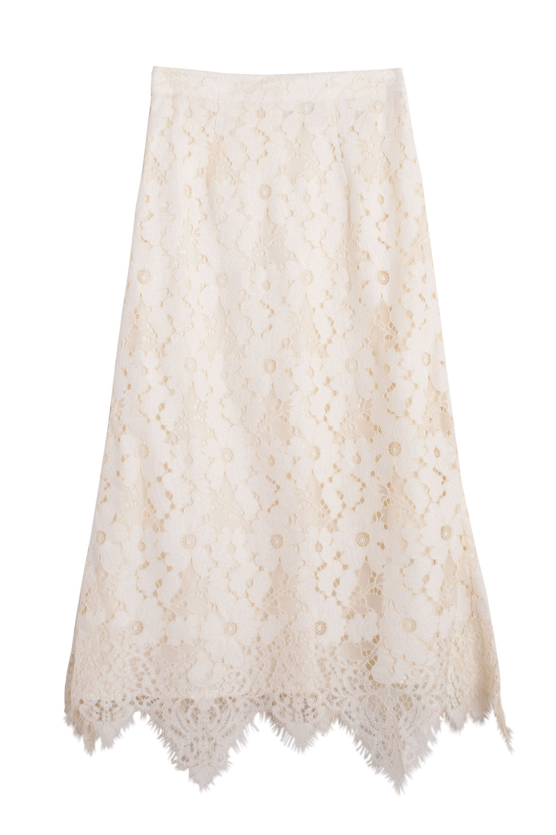 SEA NY Ivory Dalia Lace Skirt
