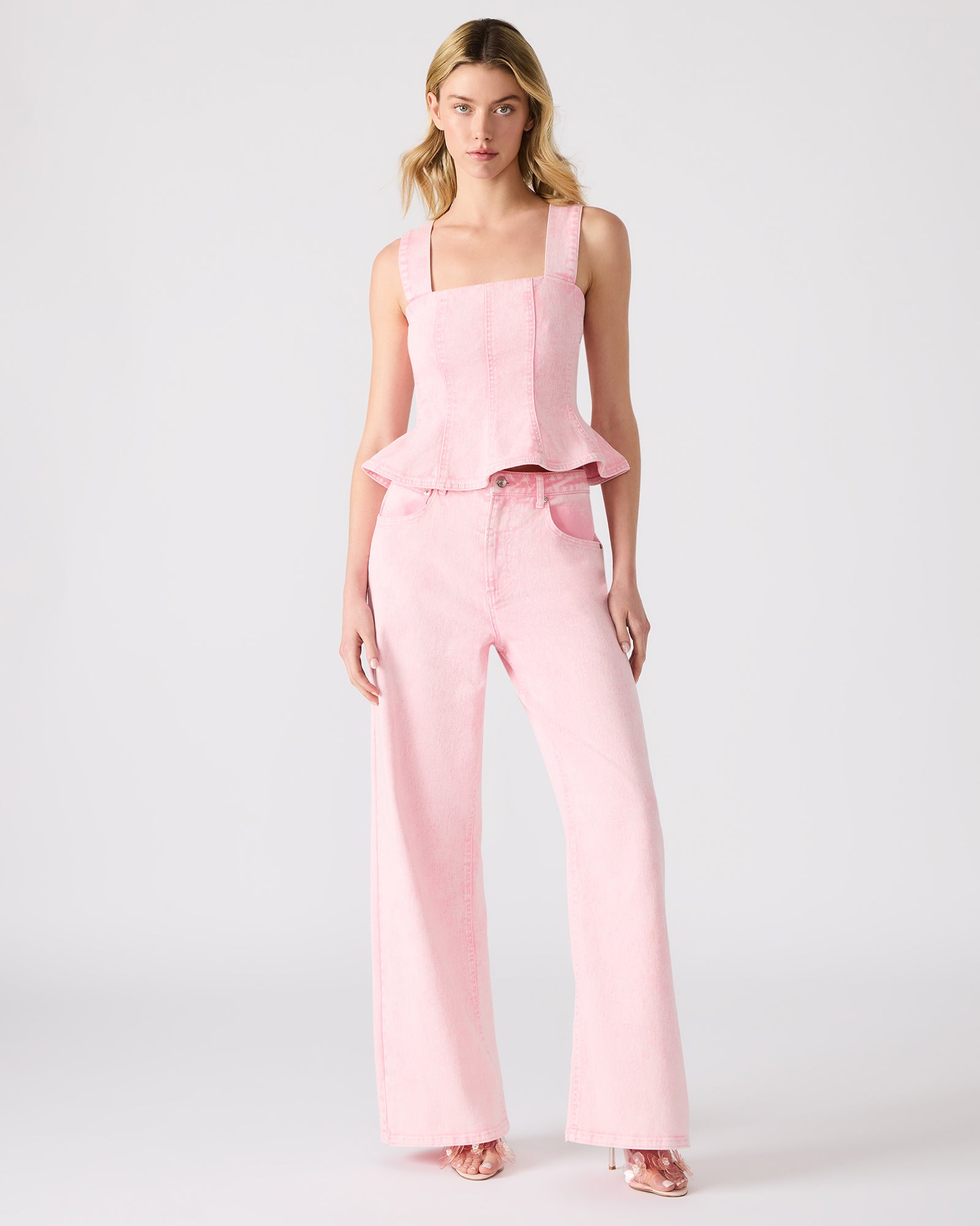 STEVEMADDEN ROZ JEAN PINK