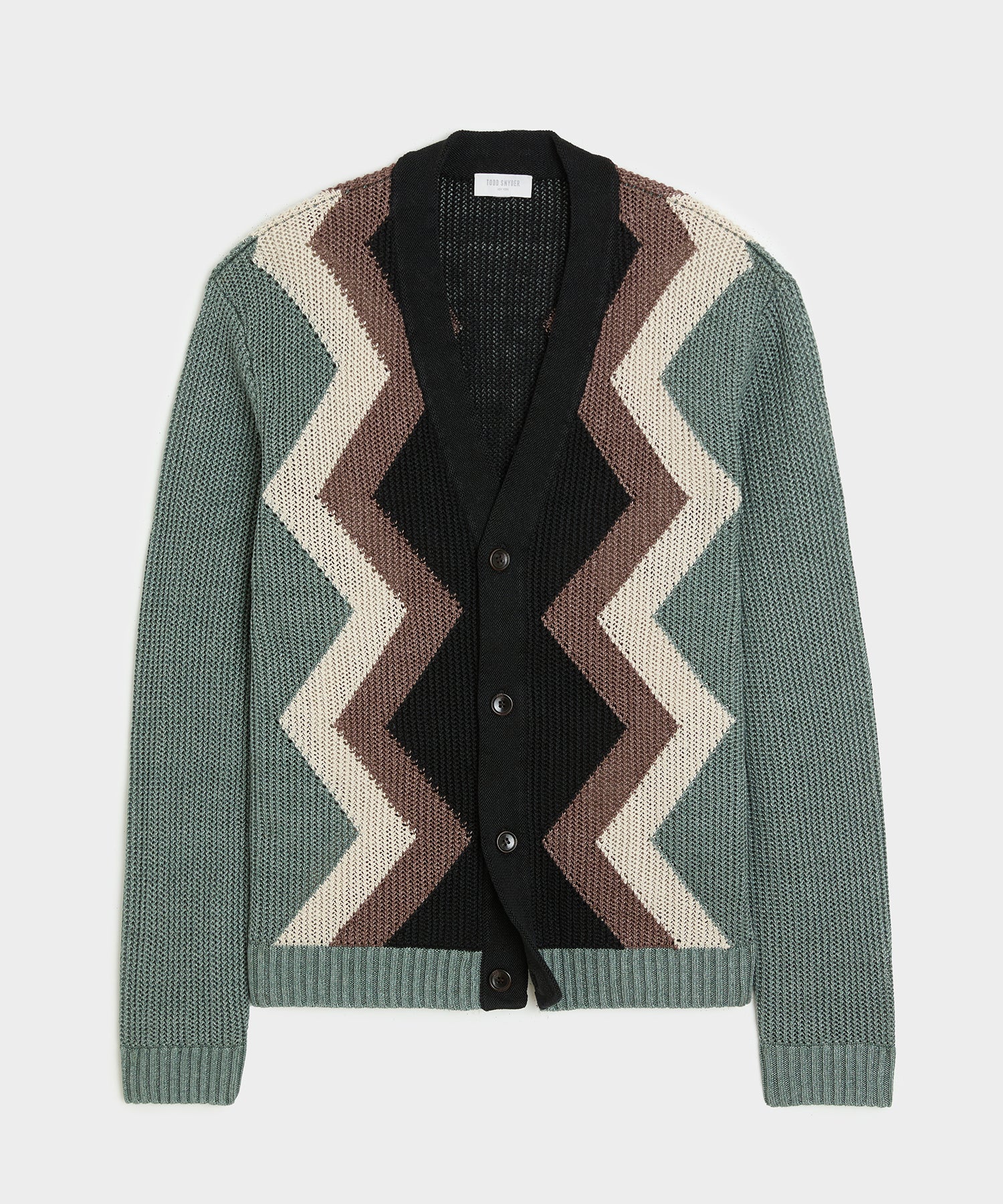 TODD SNYDER Relaxed Linen Cardigan