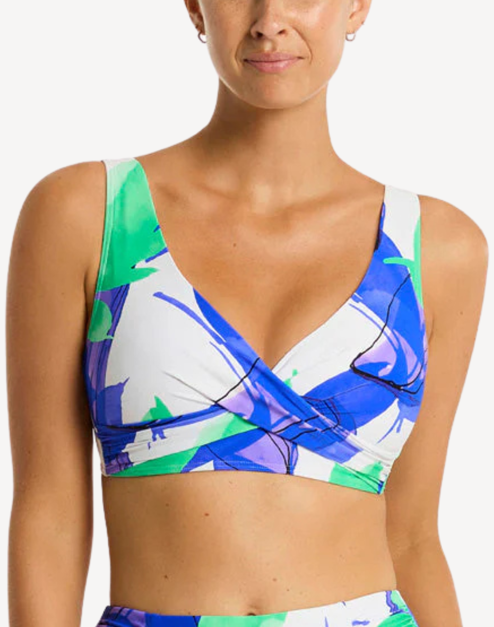 SEA LEVEL Sublime Cross Front Multifit Bikini Top