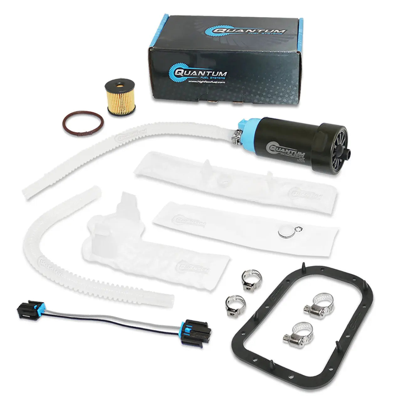 QFS OEM Replacement In Tank EFI Fuel Pump w/ Tank Seal, Fuel Filter, Strainer, HFP 370HD T24F