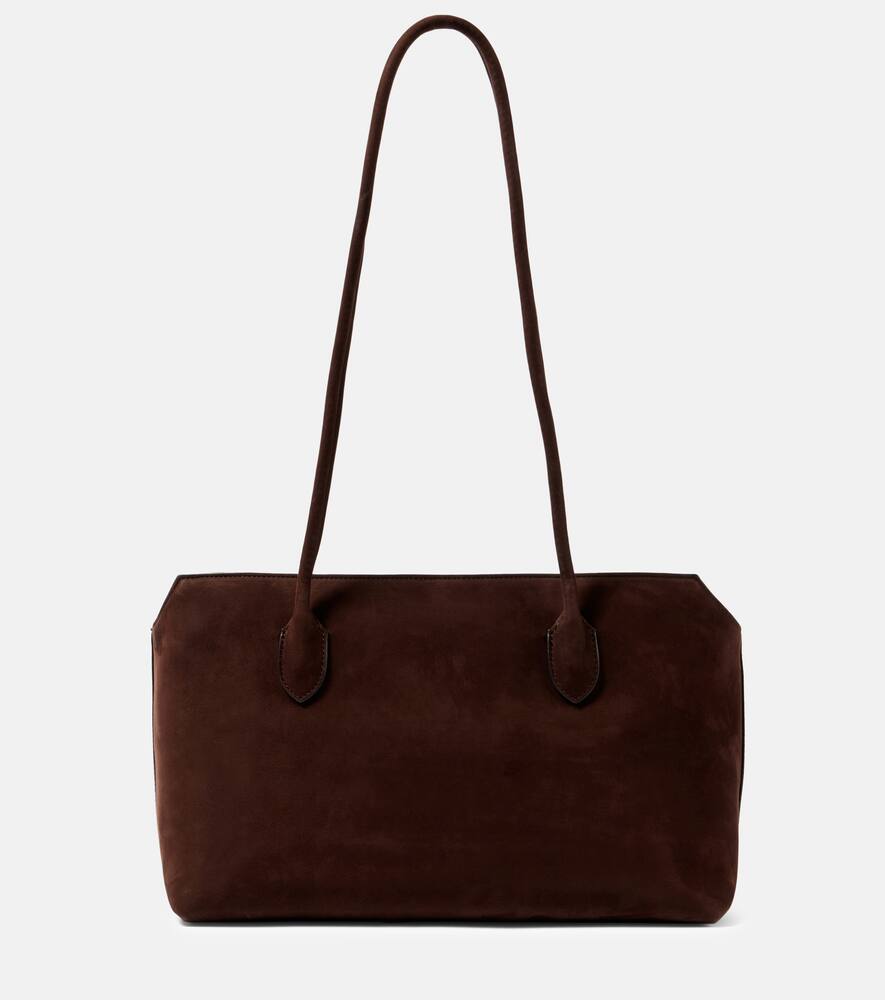The Row Terrasse suede shoulder bag