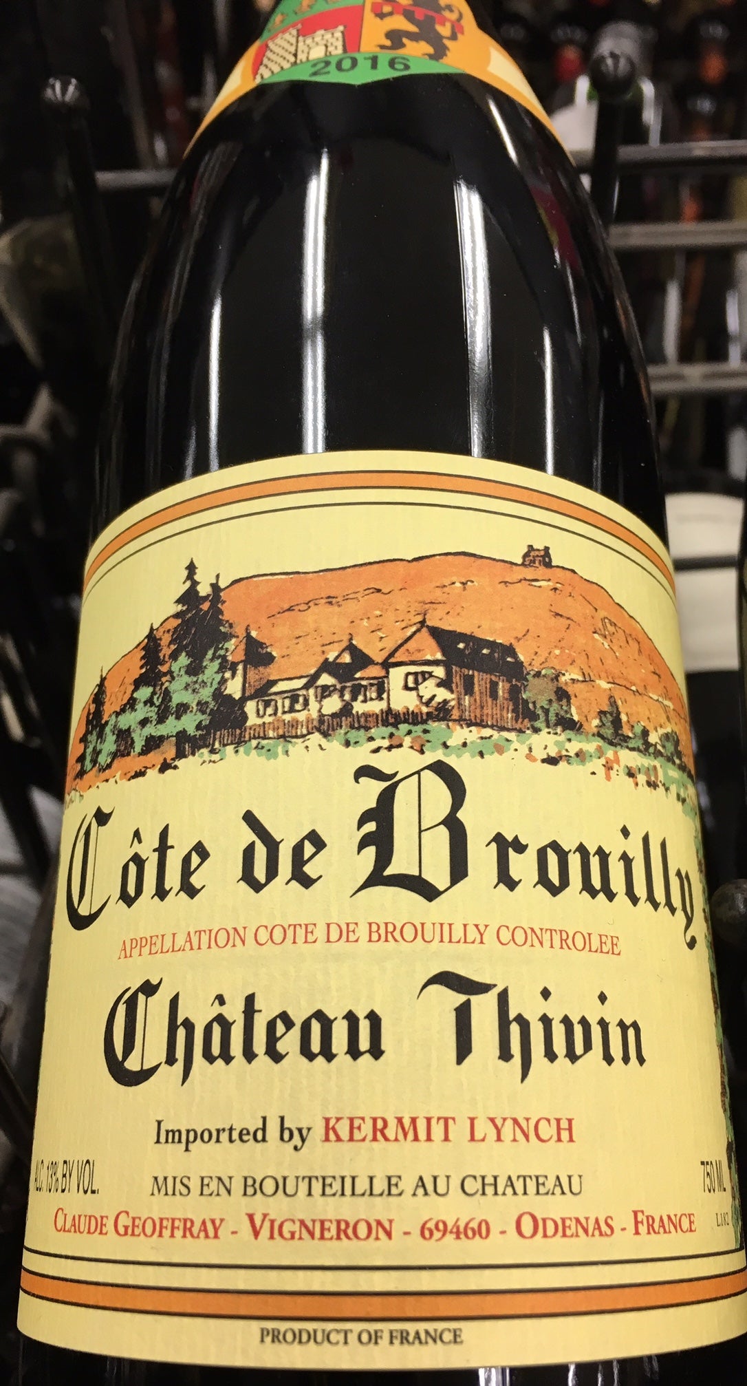 WINEBOW Chateau Thivin Cote de Brouilly 2023