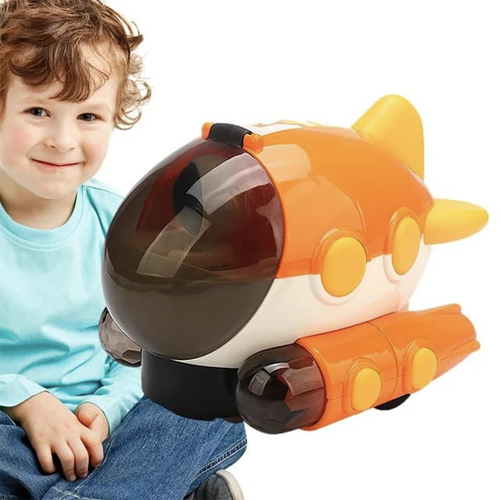 SMART TOYS AERO SPACE Toy Car with Lights – Cute Electric Spaceship with Rotating Astronaut Projector