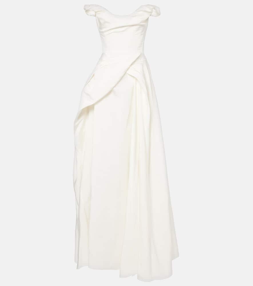 Vivienne Westwood Bridal Tabitha off shoulder faille gown